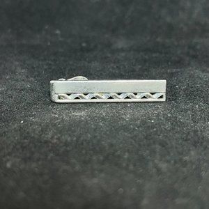 Vintage Swank Silver Tone Tie Bar (3074)